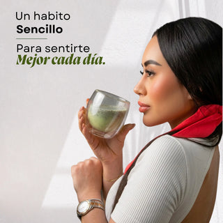 Consumo del Batido Verde + Fibra Lumara
