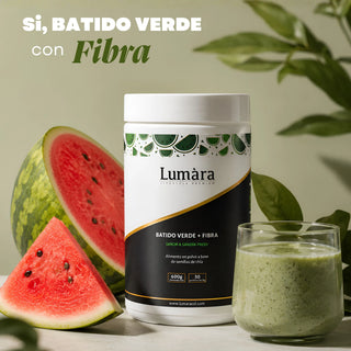 Batido Verde + Fibra Lumara preparado